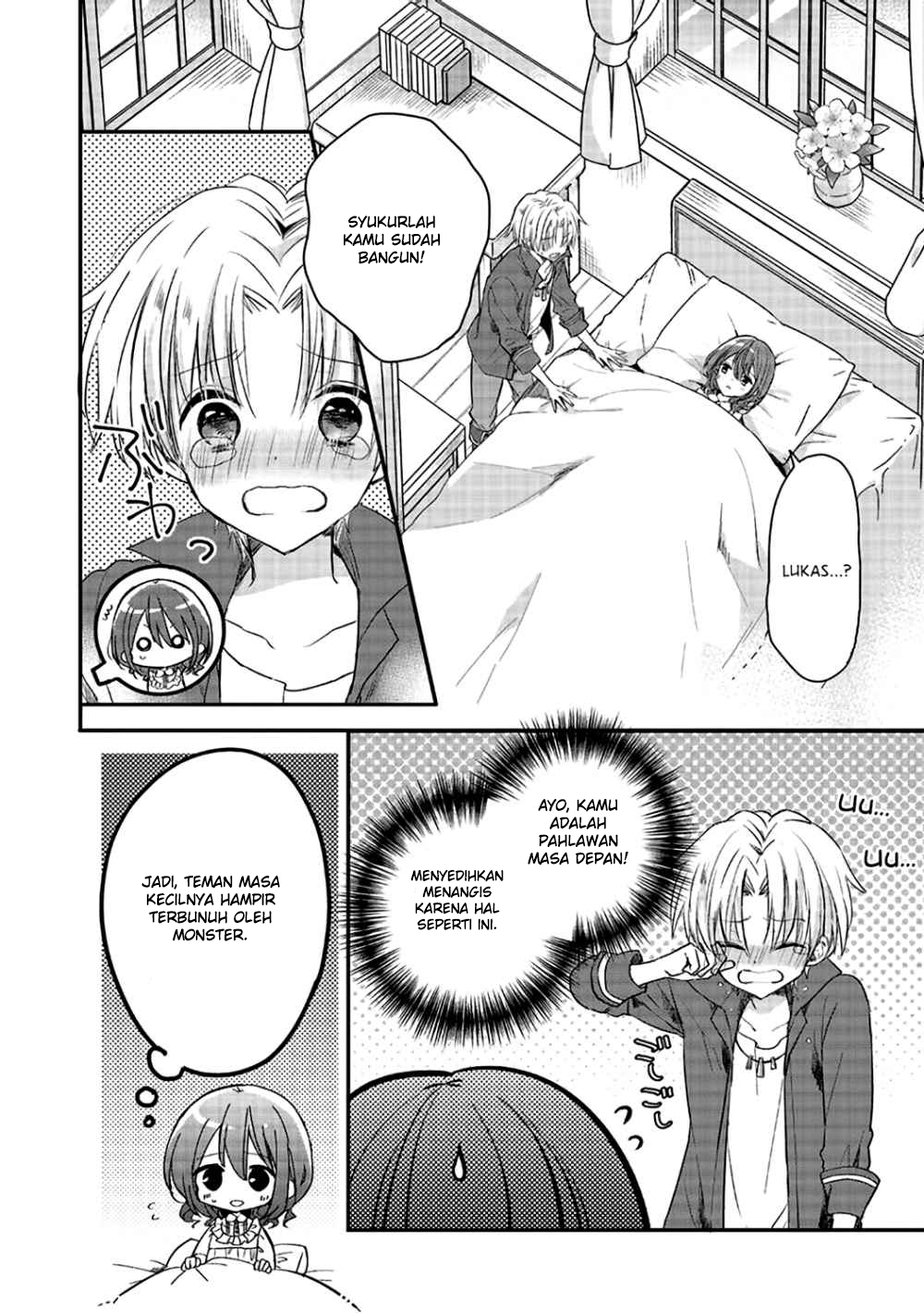 Yuusha-sama no Osananajimi to iu Shokugyou no Make Heroine ni Tensei shita no de, Chougoushi ni Job Change shimasu. Chapter 1 - halaman 22