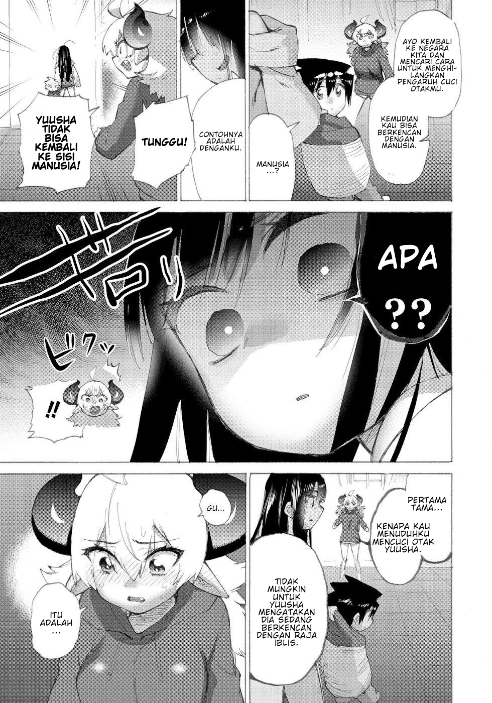 Yuusha to Maou no Love Comedy Chapter 15 - halaman 12