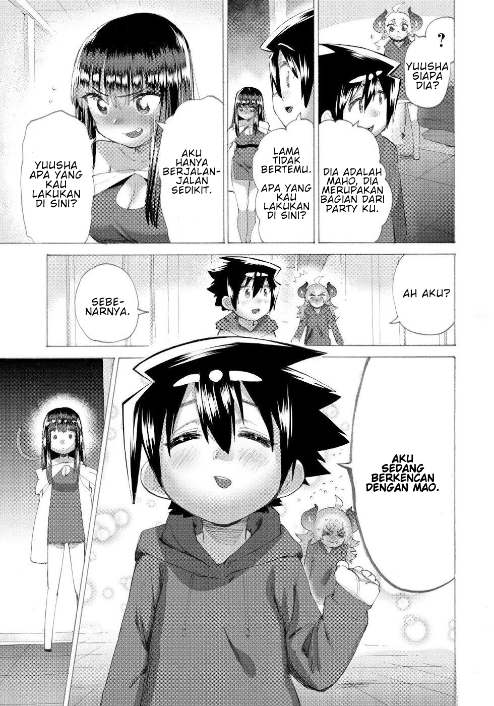 Yuusha to Maou no Love Comedy Chapter 15 - halaman 8