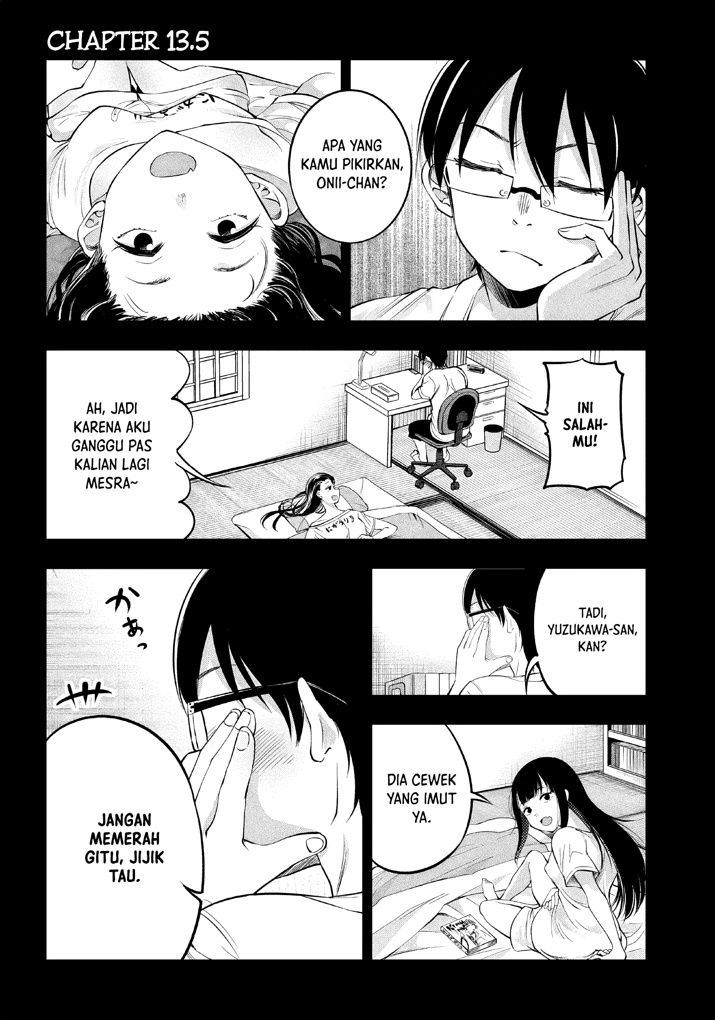 Yuzukawa-san wa, Sasshite Hoshii. Chapter 13.5 - halaman 1