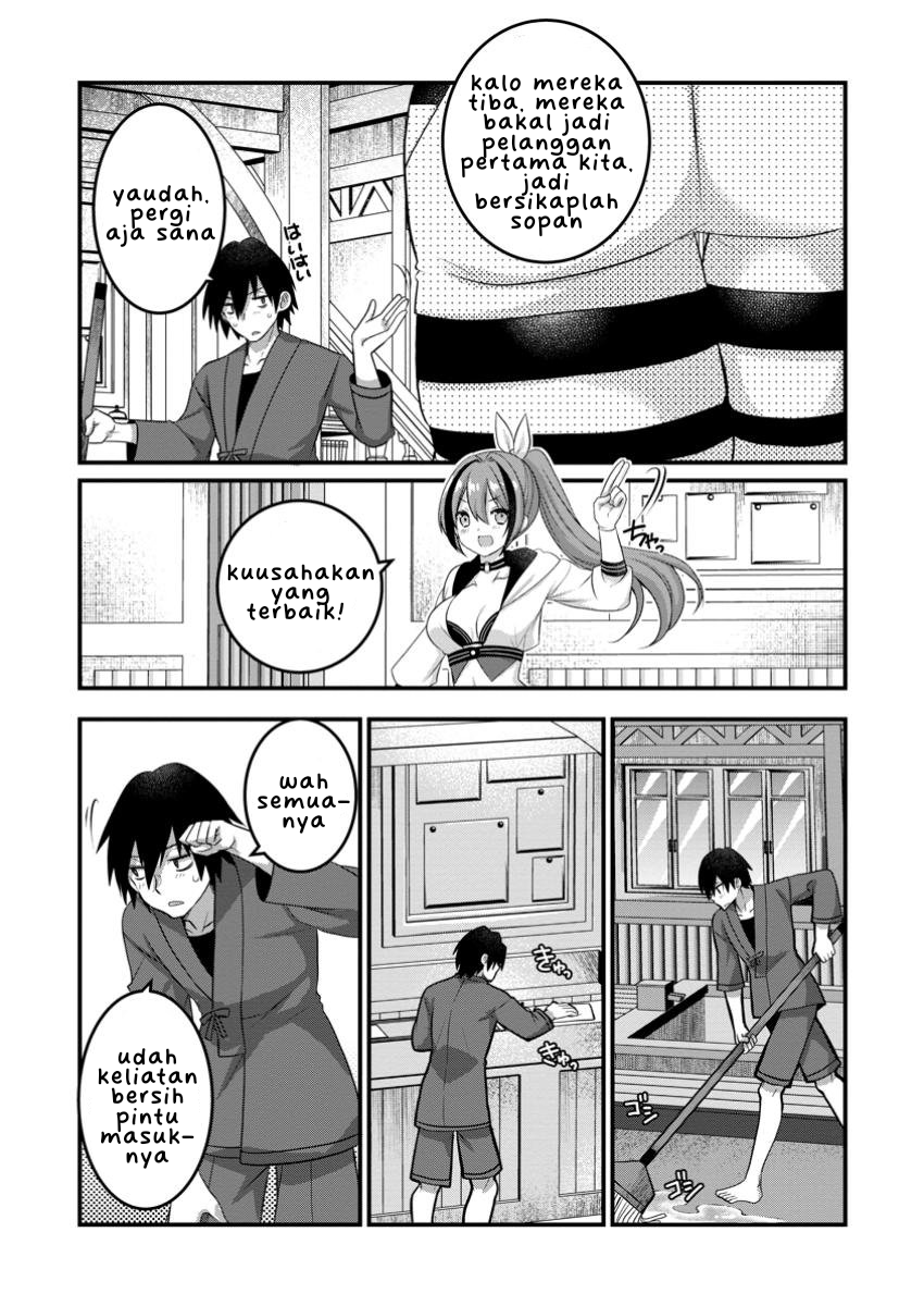 Zecchou Skill "Onsen Souzou" de Yukemuri Harem wo Kizuku made: Hensei ga Todokottara Soku Dorei no Isekai Tensei! Akaji Ryokan Saiken Keikaku Chapter 2 - halaman 5