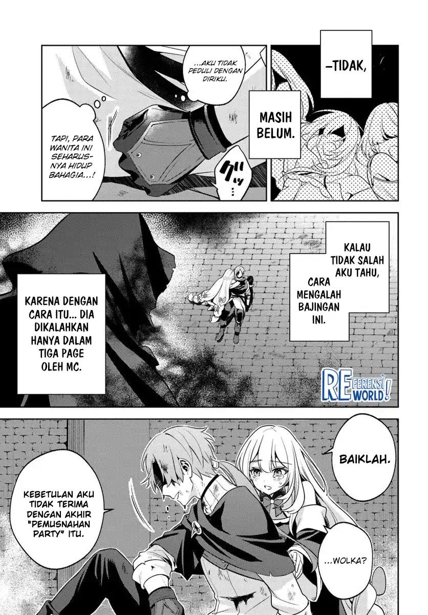 Zenmetsu End o Shi ni Monogurui de Kaihi Shita. Party ga Yanda. Chapter 1 - halaman 11