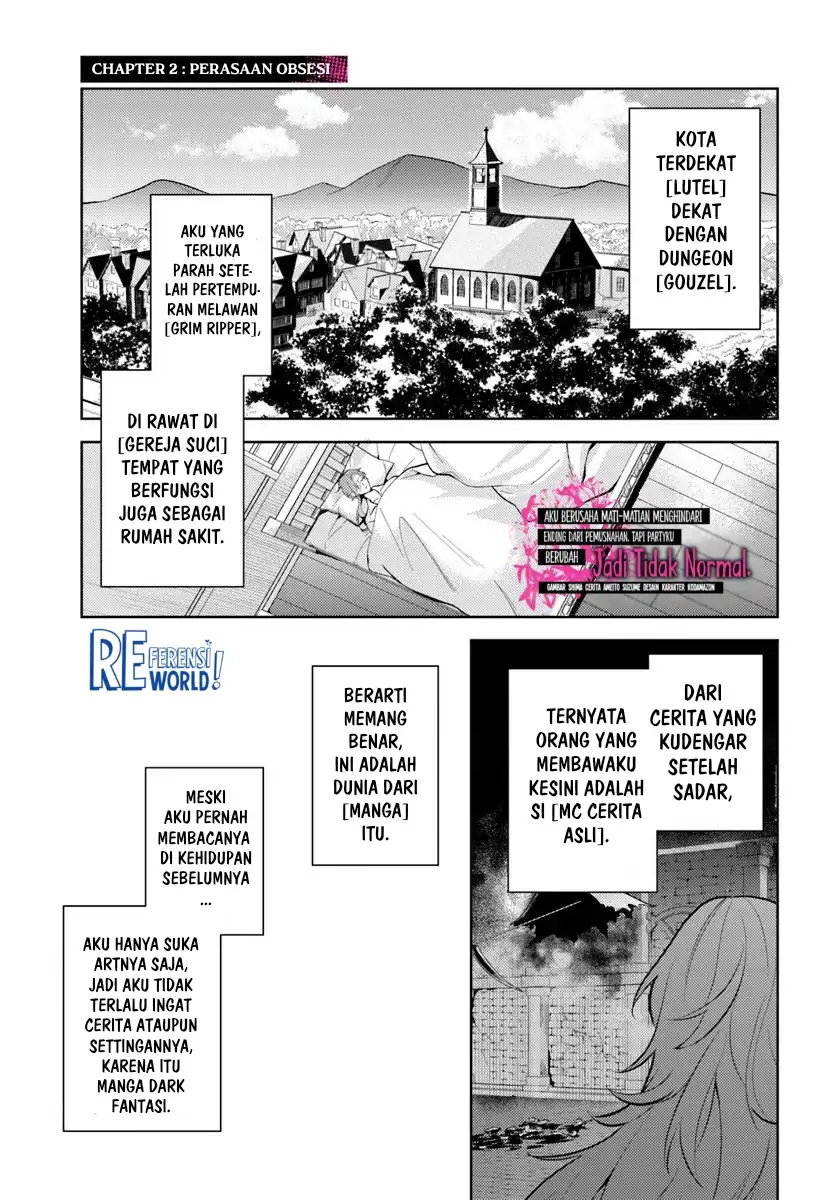 Zenmetsu End o Shi ni Monogurui de Kaihi Shita. Party ga Yanda. Chapter 2.1 - halaman 2
