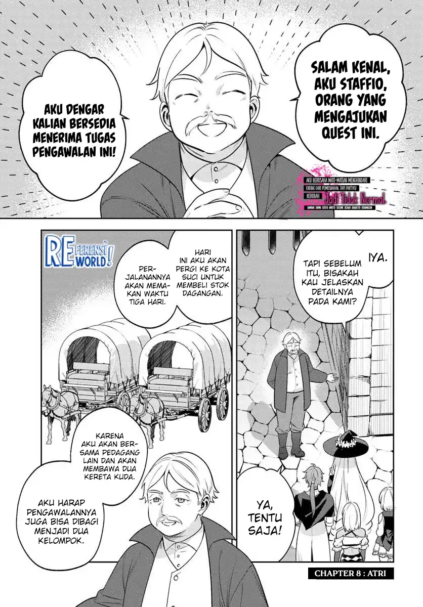 Zenmetsu End o Shi ni Monogurui de Kaihi Shita. Party ga Yanda. Chapter 8.1 - halaman 2