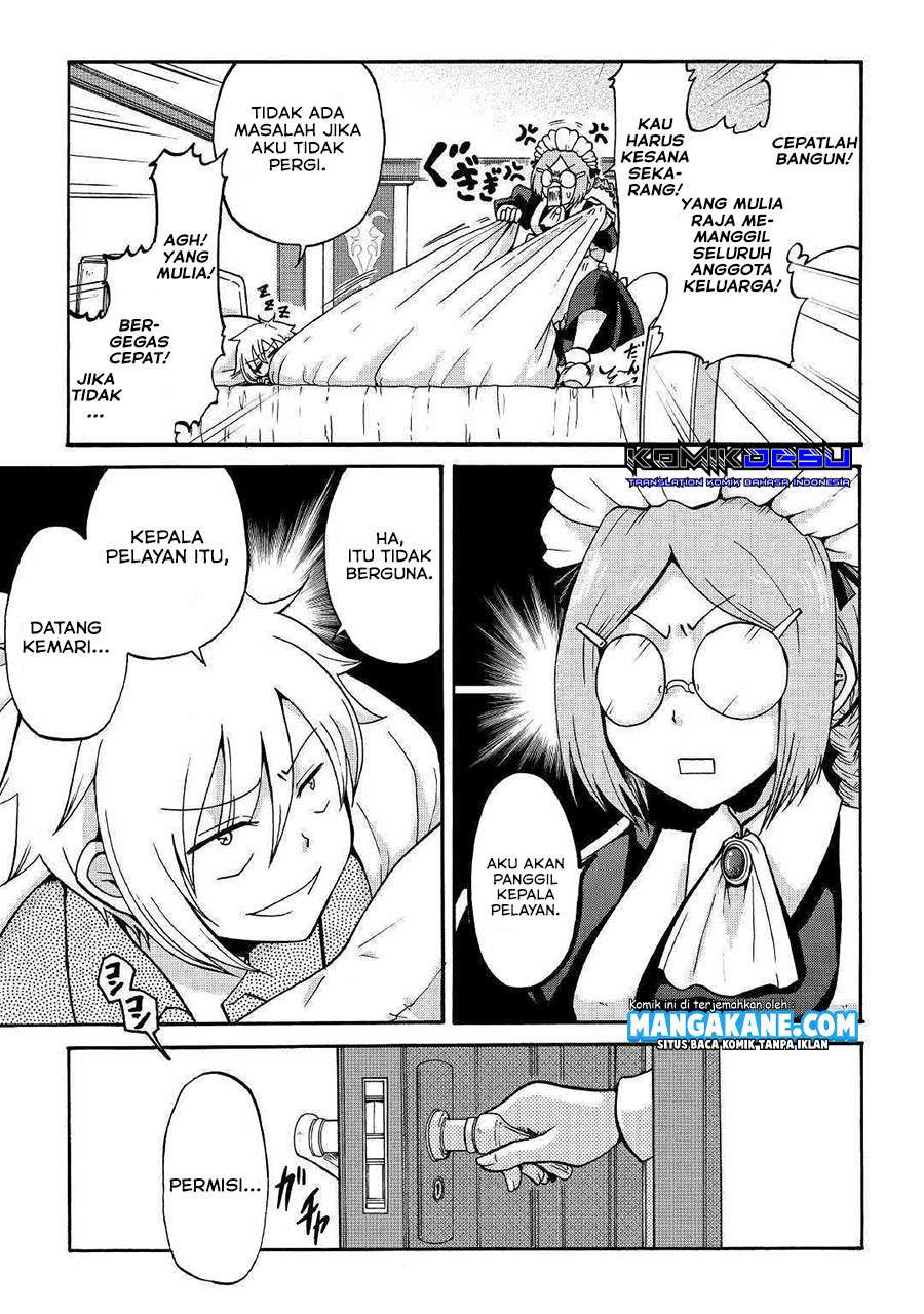Zensei wa Ken Mikado. Konjou Kuzu Ouji Chapter 1 - halaman 6