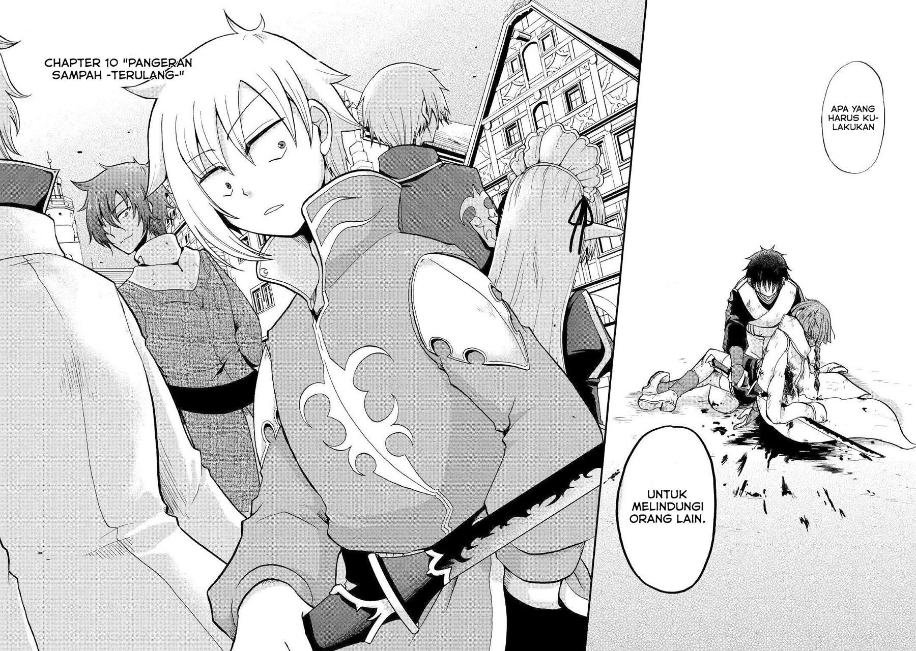 Zensei wa Ken Mikado. Konjou Kuzu Ouji Chapter 10 - halaman 8