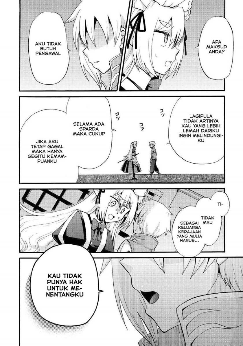Zensei wa Ken Mikado. Konjou Kuzu Ouji Chapter 12.2 - halaman 17
