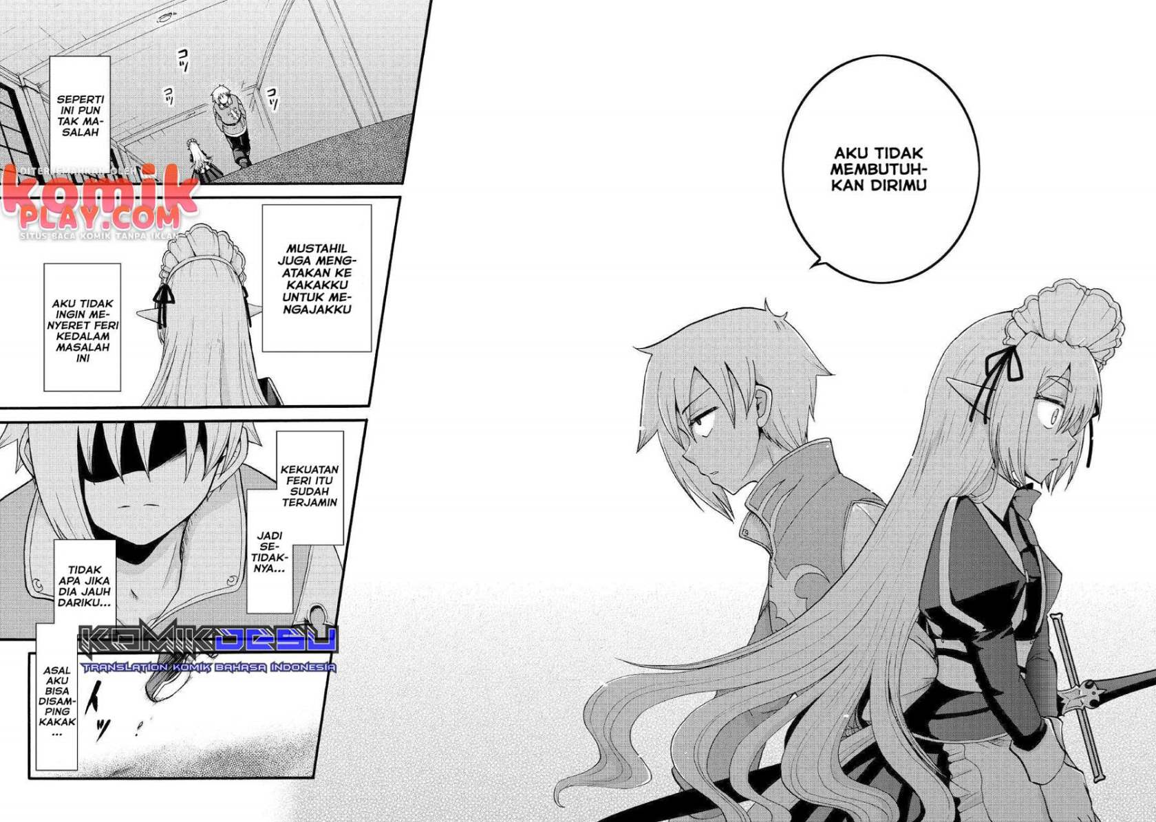 Zensei wa Ken Mikado. Konjou Kuzu Ouji Chapter 12.2 - halaman 19