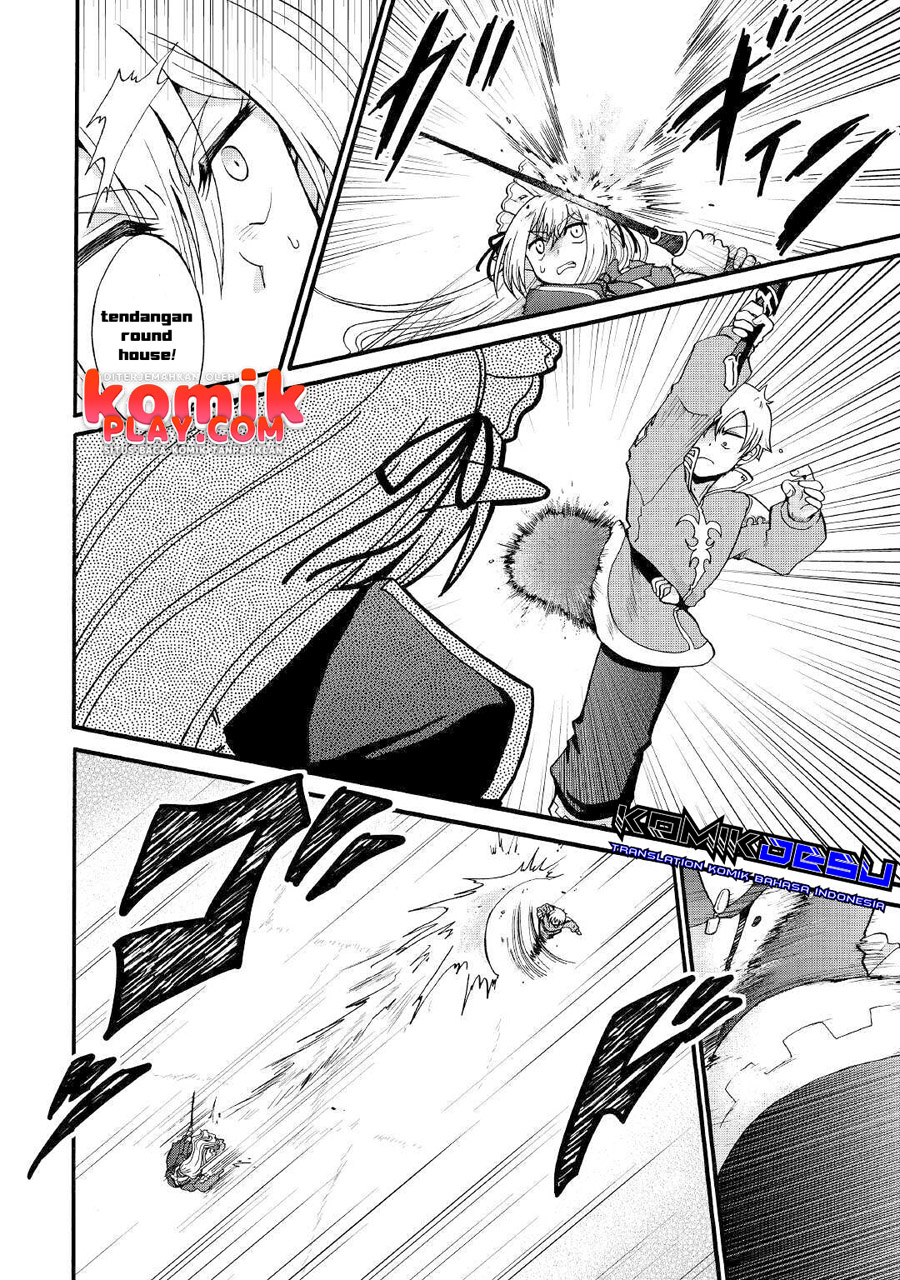 Zensei wa Ken Mikado. Konjou Kuzu Ouji Chapter 13 - halaman 22