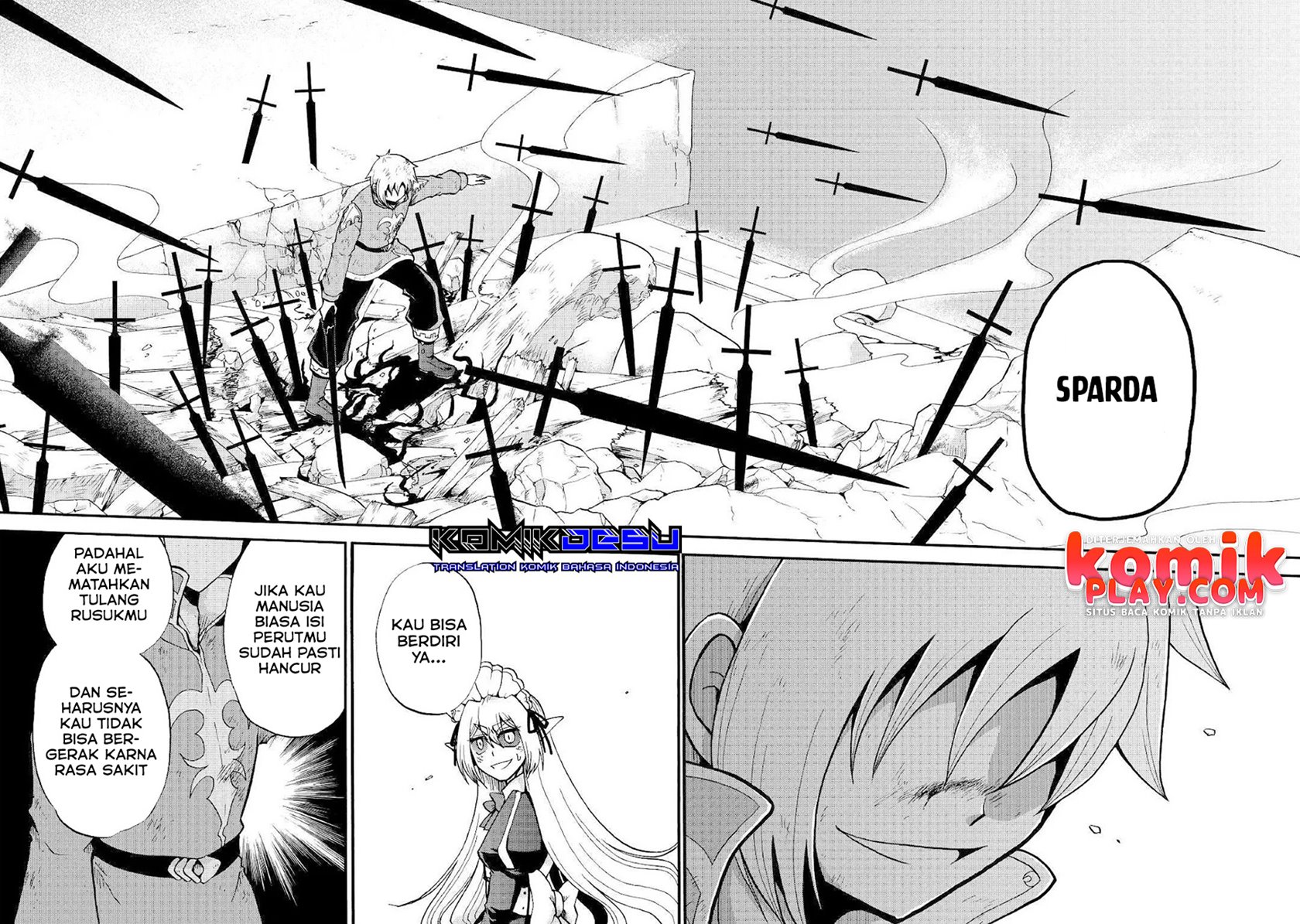 Zensei wa Ken Mikado. Konjou Kuzu Ouji Chapter 14 - halaman 14