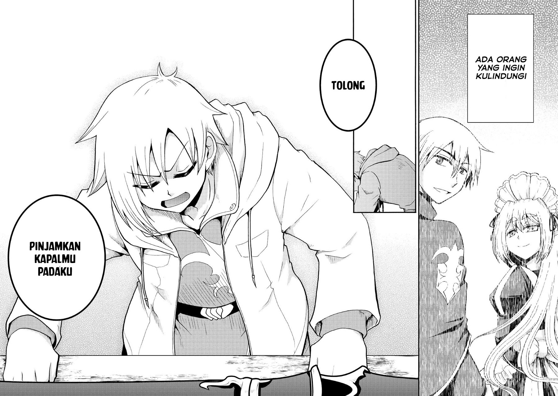 Zensei wa Ken Mikado. Konjou Kuzu Ouji Chapter 17 - halaman 28