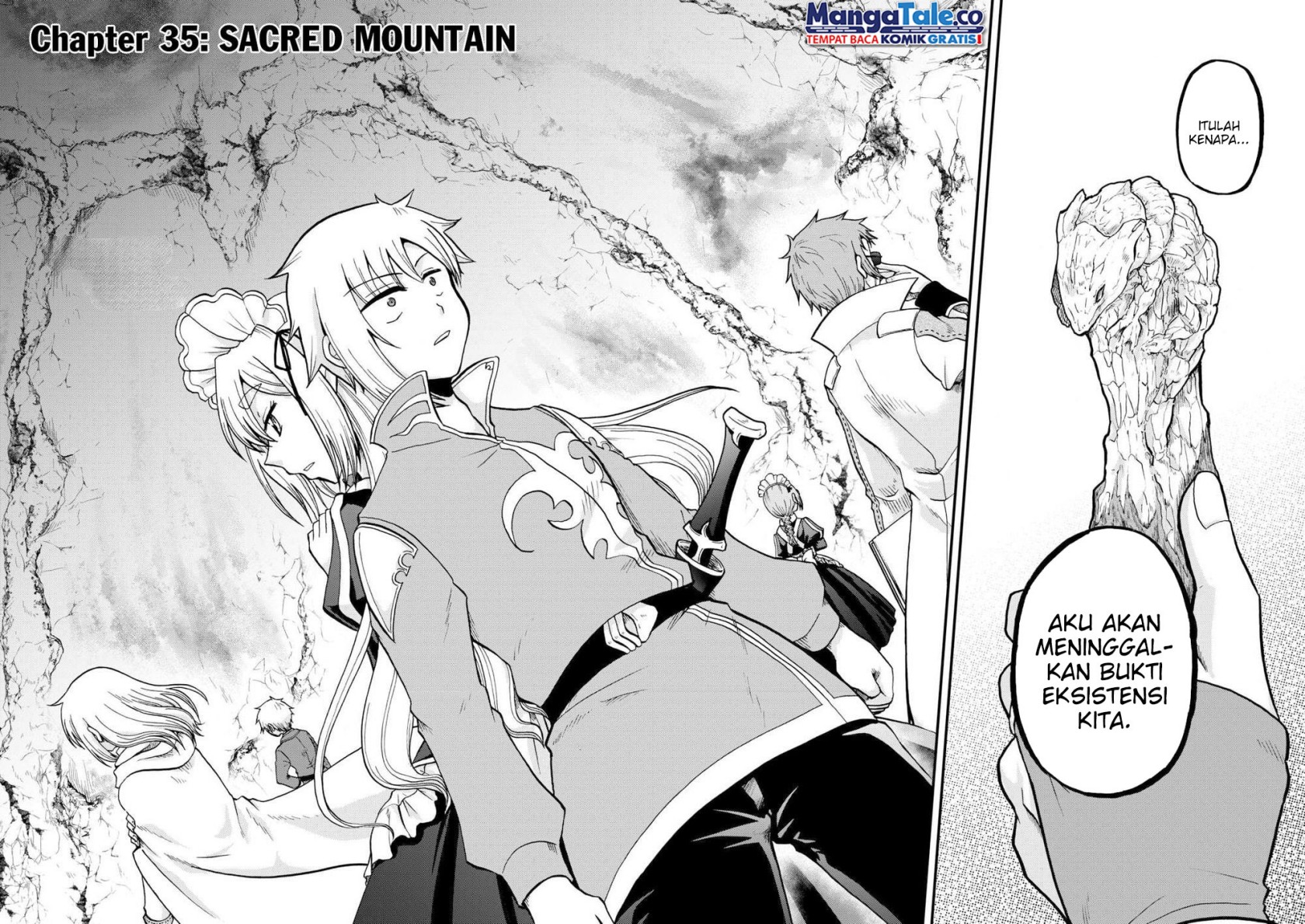 Zensei wa Ken Mikado. Konjou Kuzu Ouji Chapter 35 - halaman 3