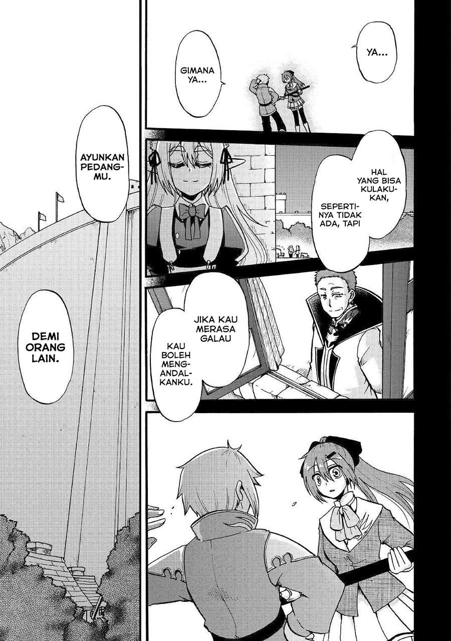 Zensei wa Ken Mikado. Konjou Kuzu Ouji Chapter 8 - halaman 34