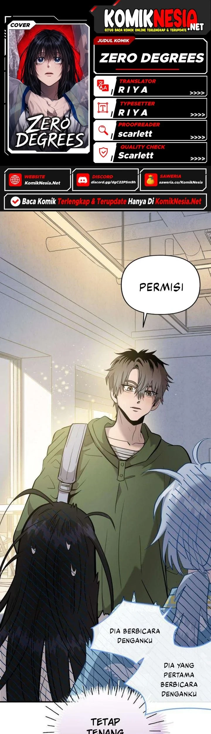 Zero Degrees Chapter 7 - halaman 1