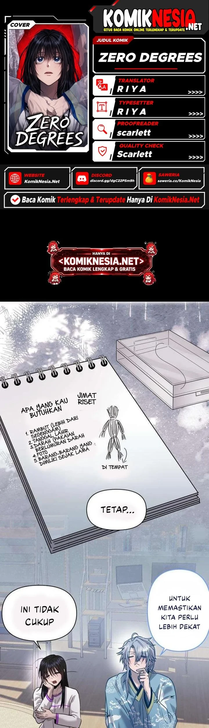 Zero Degrees Chapter 8 - halaman 1
