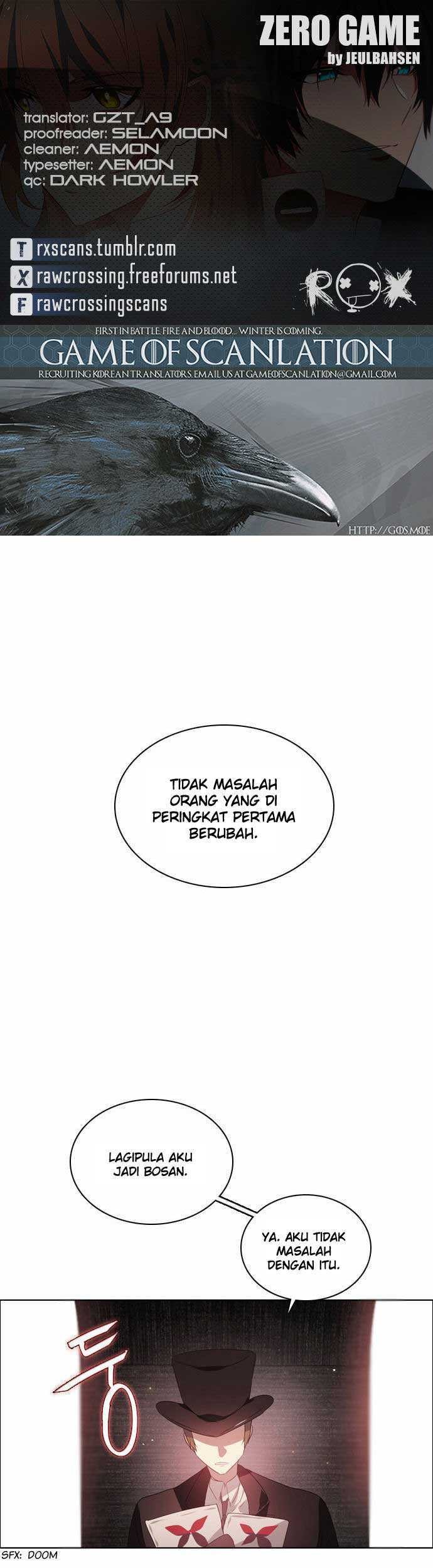 Zero Game Chapter 2 - halaman 1