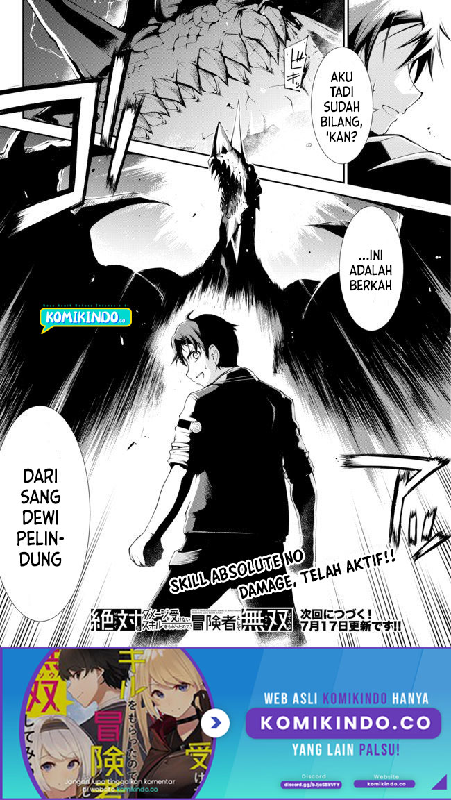 Zettai ni Damage wo Ukenai Skill wo Moratta node, Boukensha toshite Musou shitemiru Chapter 1.5 - halaman 28