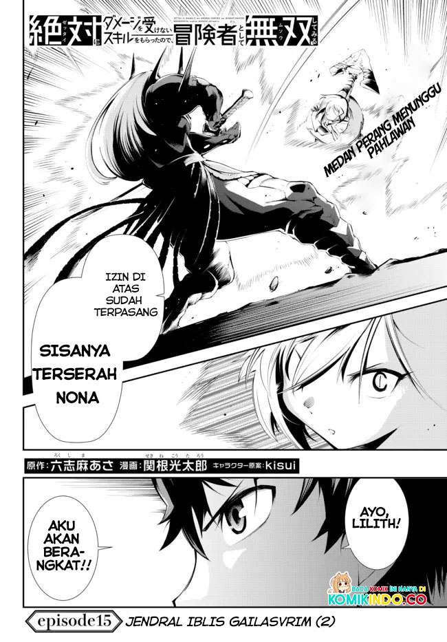 Zettai ni Damage wo Ukenai Skill wo Moratta node, Boukensha toshite Musou shitemiru Chapter 15.1 - halaman 3