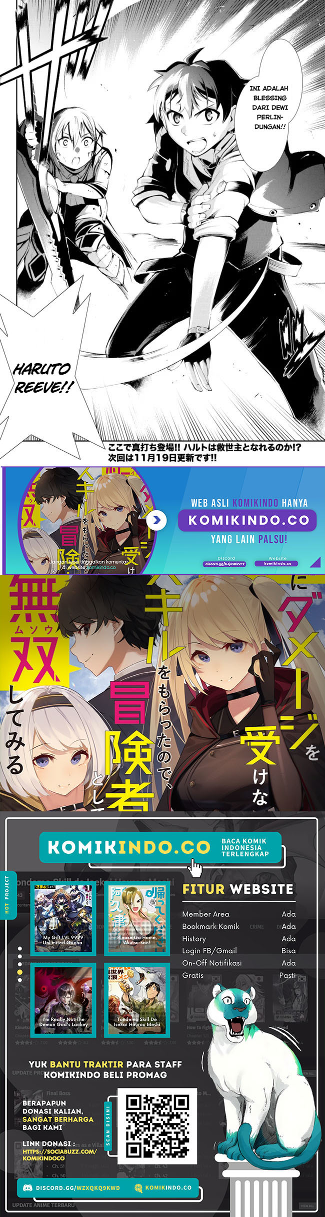 Zettai ni Damage wo Ukenai Skill wo Moratta node, Boukensha toshite Musou shitemiru Chapter 15.2 - halaman 17
