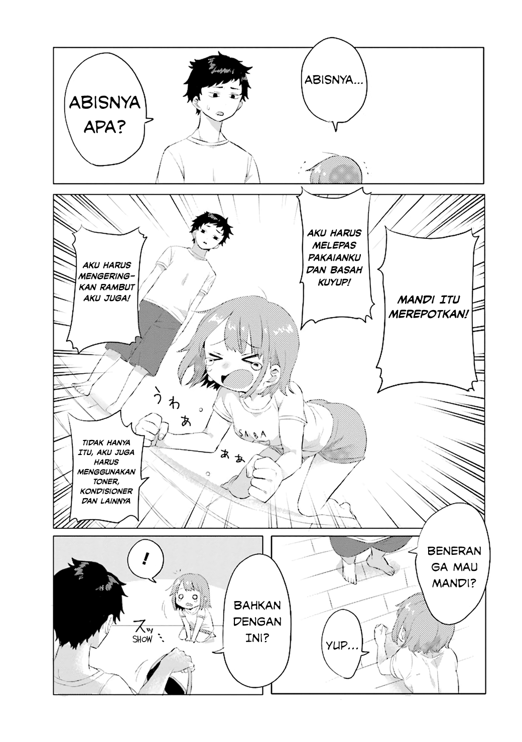 Zettai ni Furo ni Hairitakunai Kanojo vs Zettai ni Furo ni Iretai Kareshi Chapter 1 - halaman 3