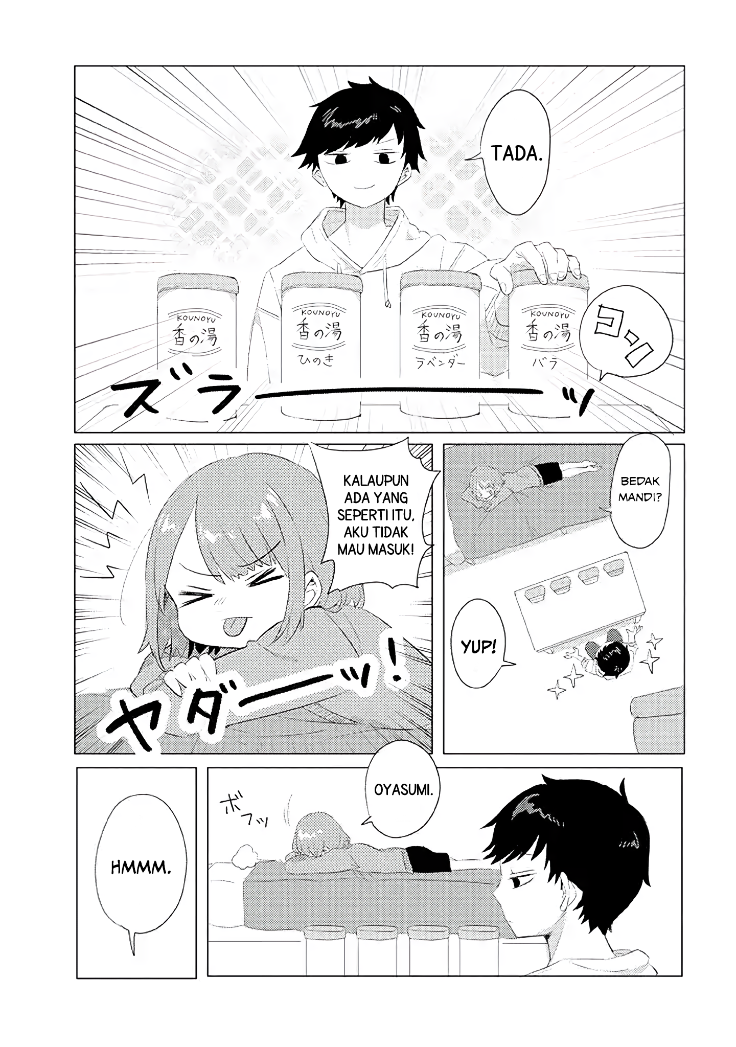 Zettai ni Furo ni Hairitakunai Kanojo vs Zettai ni Furo ni Iretai Kareshi Chapter 3 - halaman 4