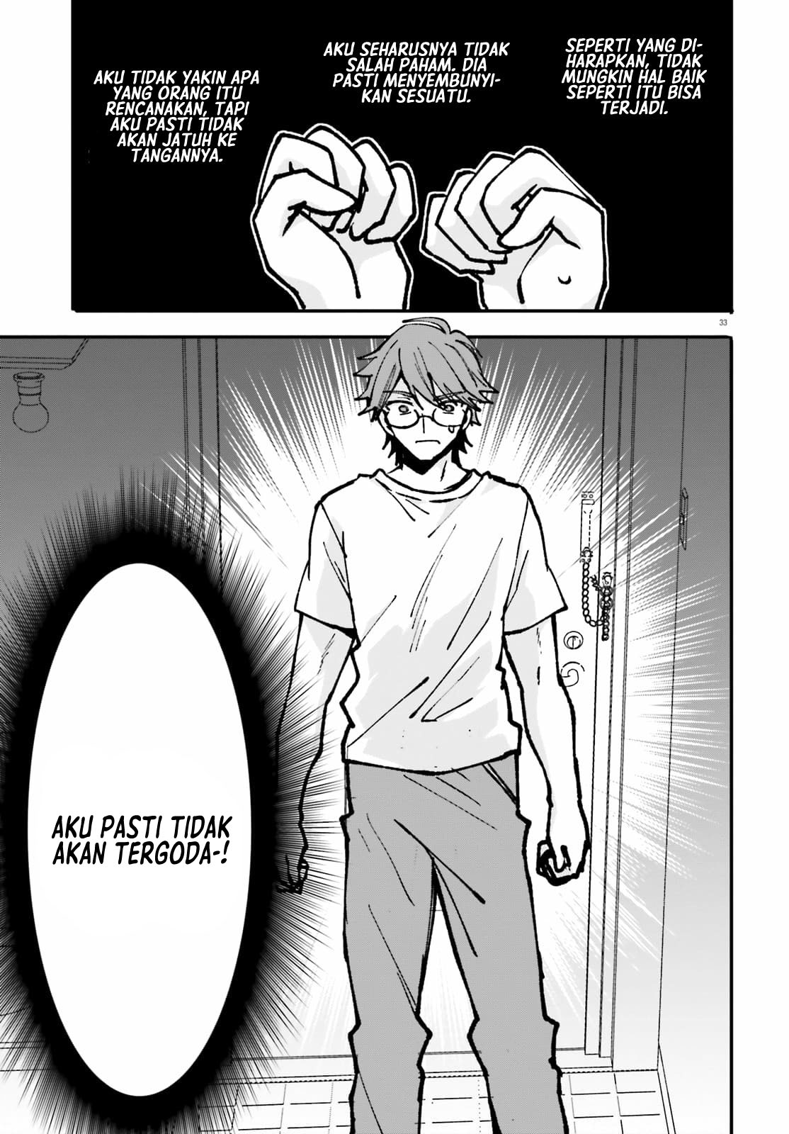 Zettai ni Yuuwaku sarenai Otoko vs Zettai ni Yuuwaku suru Onna Chapter 1 - halaman 33