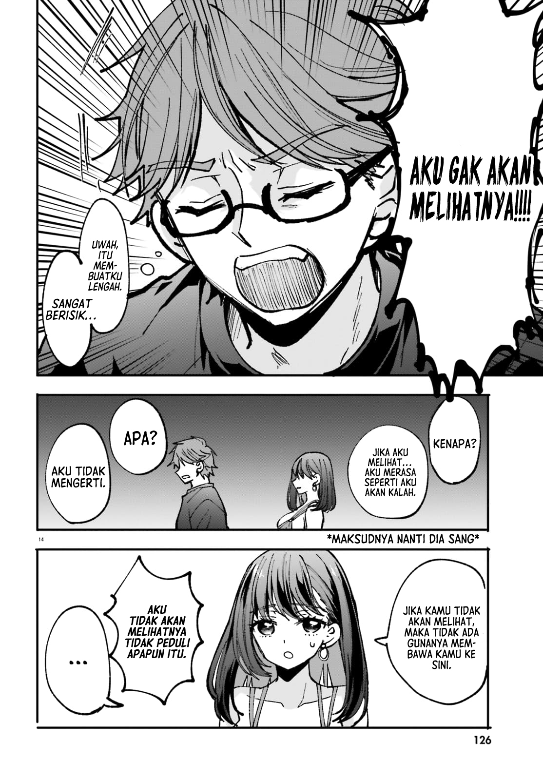 Zettai ni Yuuwaku sarenai Otoko vs Zettai ni Yuuwaku suru Onna Chapter 3 - halaman 15