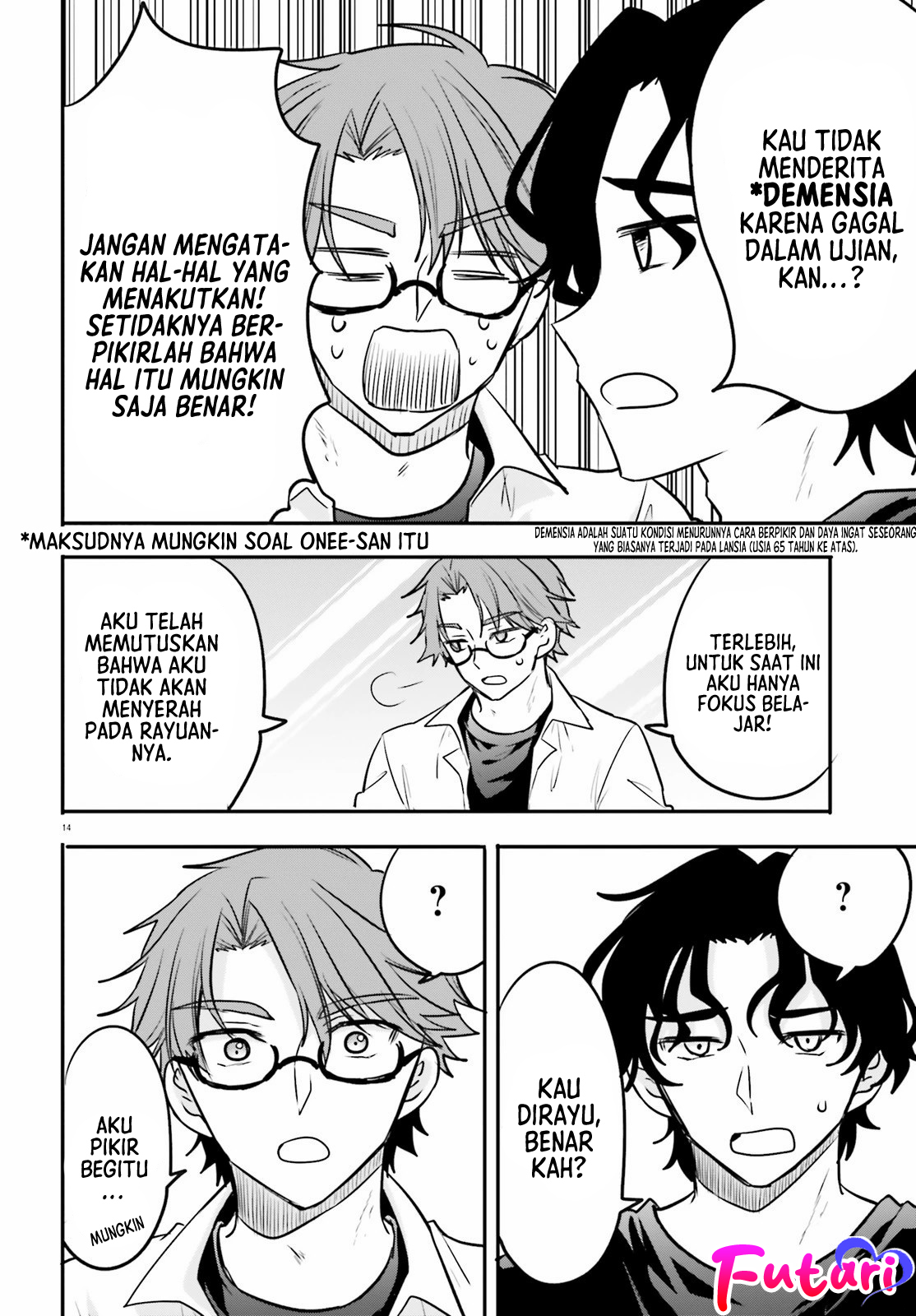 Zettai ni Yuuwaku sarenai Otoko vs Zettai ni Yuuwaku suru Onna Chapter 6 - halaman 15