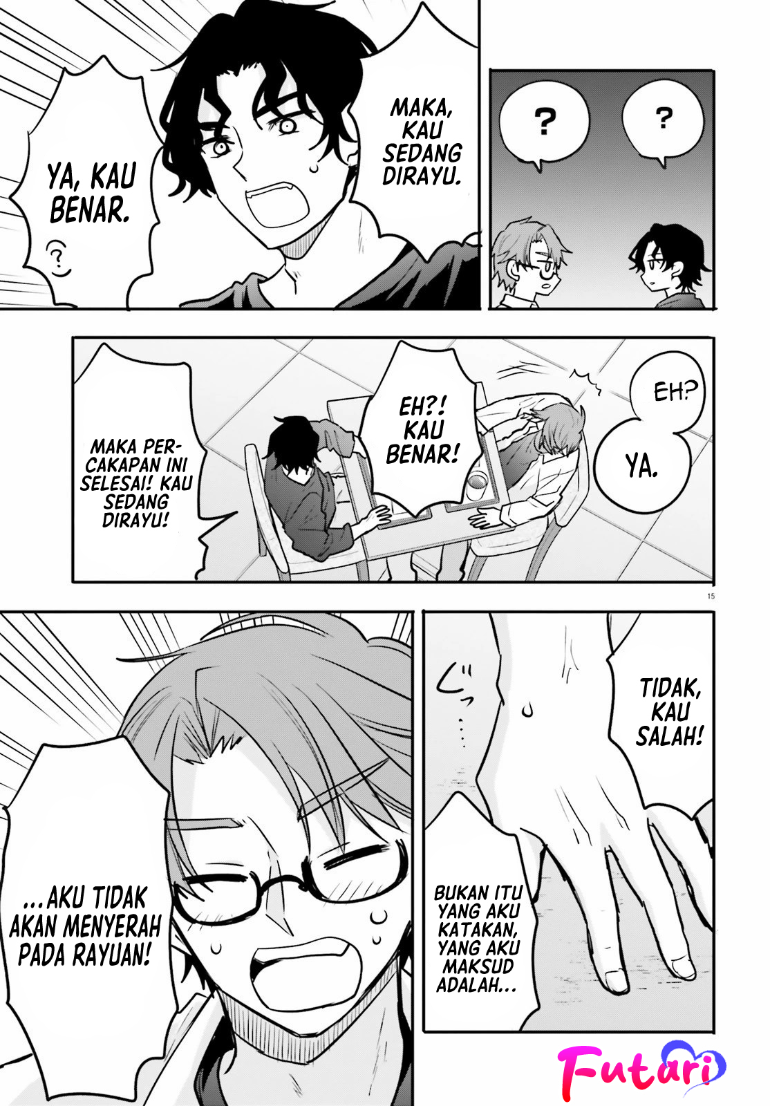 Zettai ni Yuuwaku sarenai Otoko vs Zettai ni Yuuwaku suru Onna Chapter 6 - halaman 16