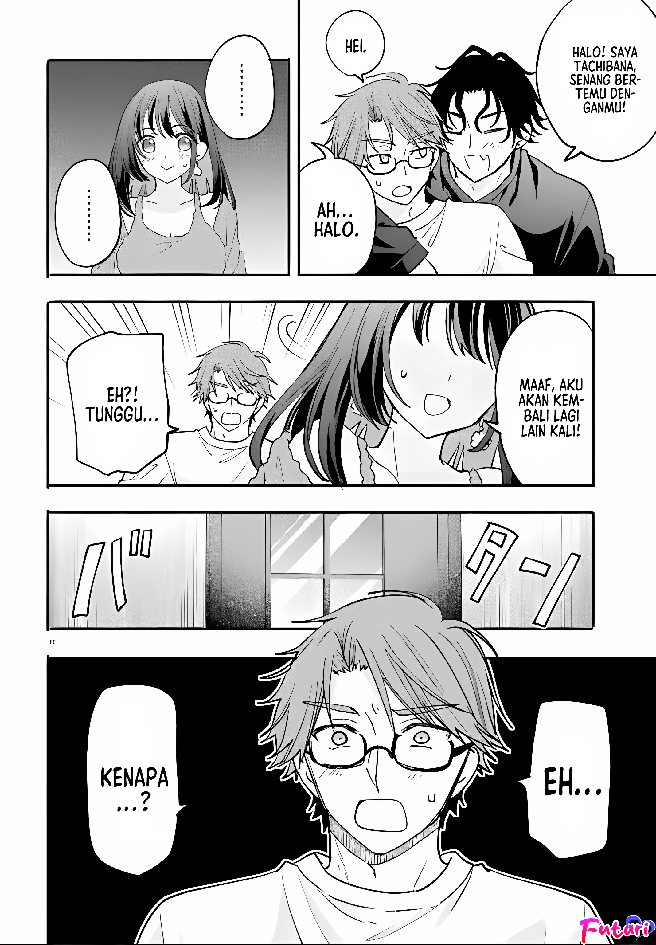 Zettai ni Yuuwaku sarenai Otoko vs Zettai ni Yuuwaku suru Onna Chapter 7 - halaman 12