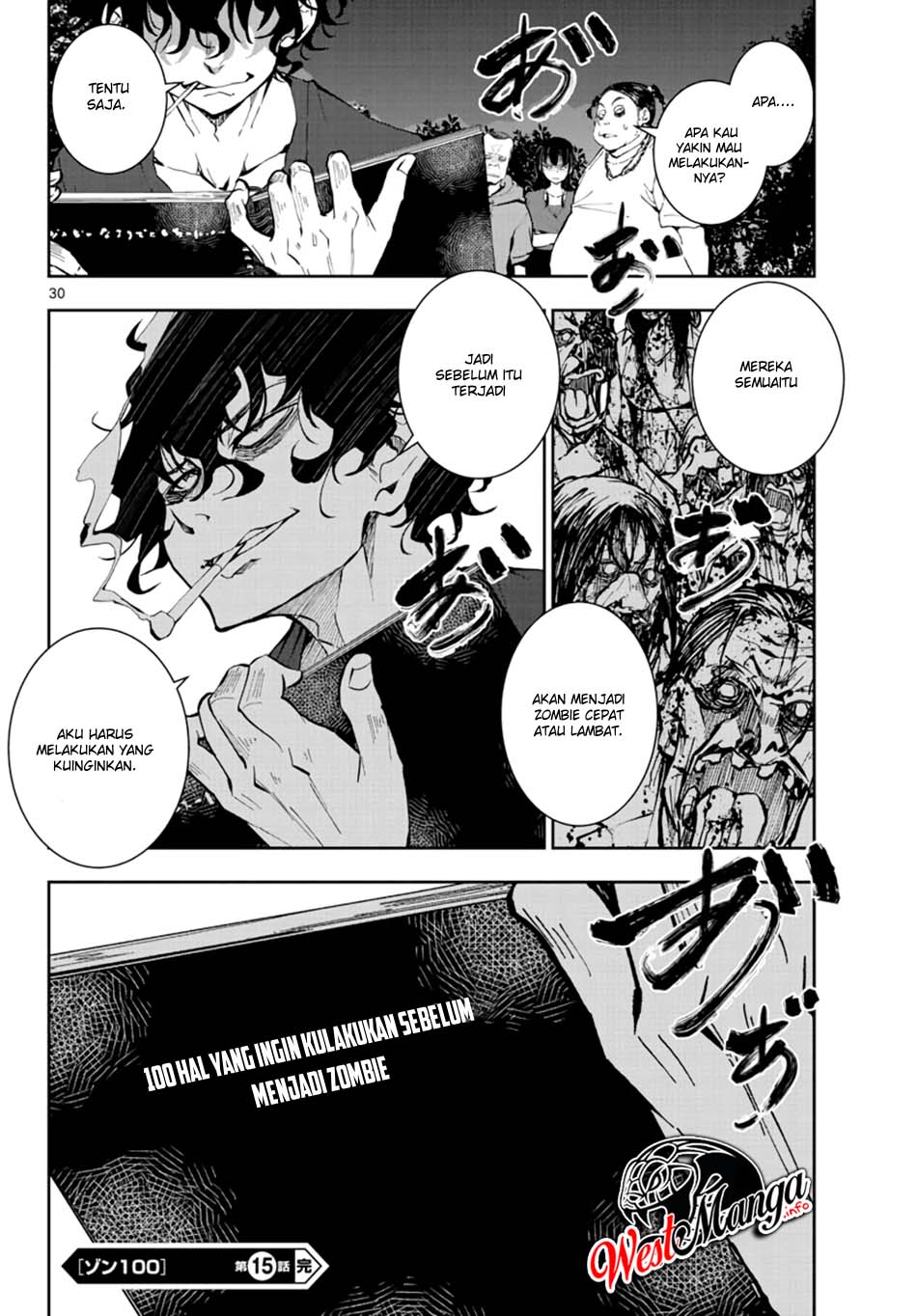 Zombie 100 ~Zombie ni Naru Made ni Shitai 100 no Koto~ Chapter 15 - halaman 32