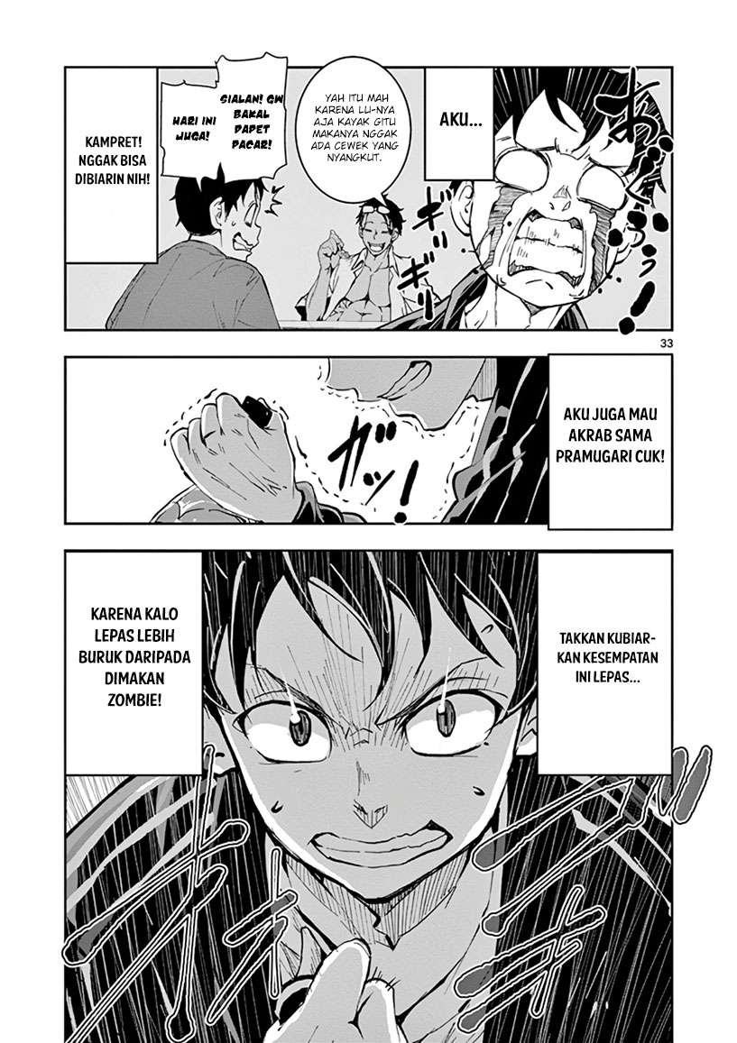 Zombie 100 ~Zombie ni Naru Made ni Shitai 100 no Koto~ Chapter 4 - halaman 35
