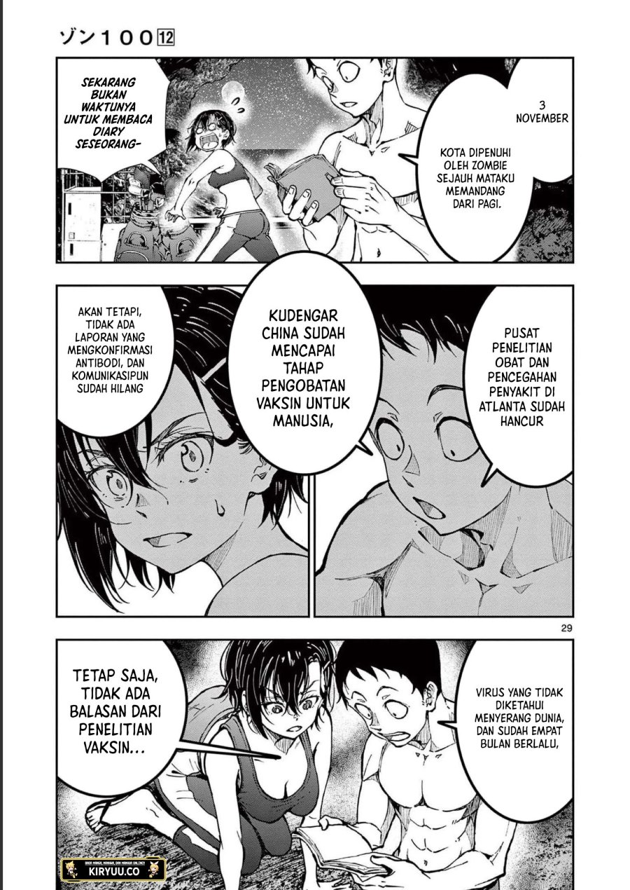 Zombie 100 ~Zombie ni Naru Made ni Shitai 100 no Koto~ Chapter 44 - halaman 27
