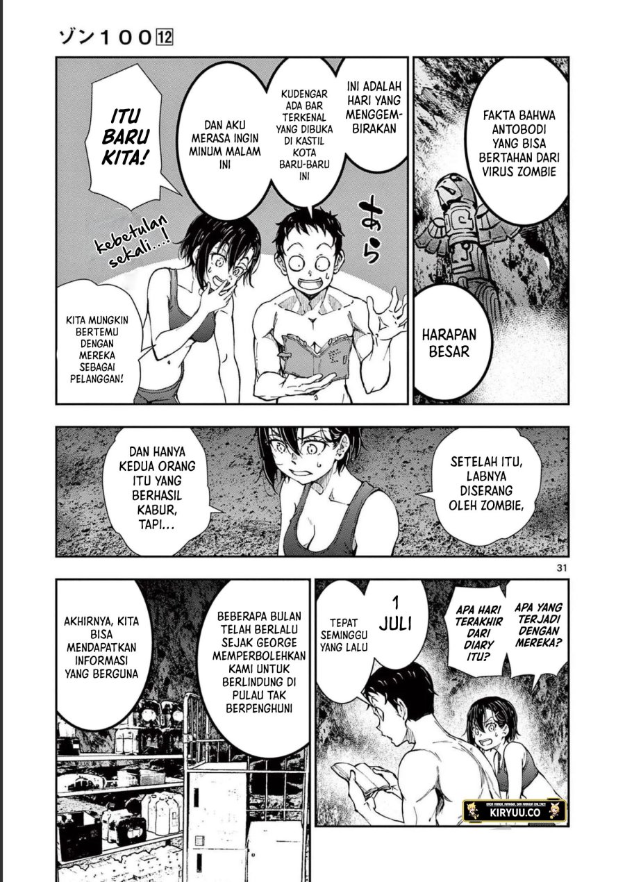 Zombie 100 ~Zombie ni Naru Made ni Shitai 100 no Koto~ Chapter 44 - halaman 29