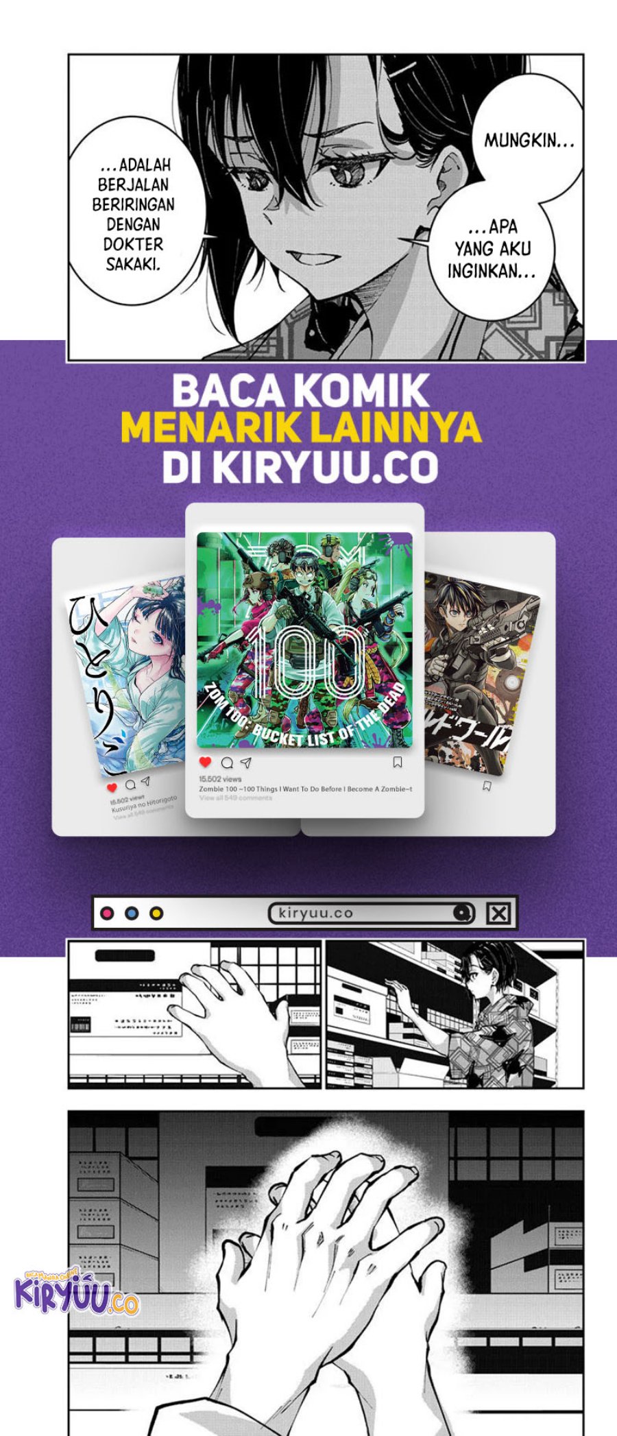 Zombie 100 ~Zombie ni Naru Made ni Shitai 100 no Koto~ Chapter 56 - halaman 22