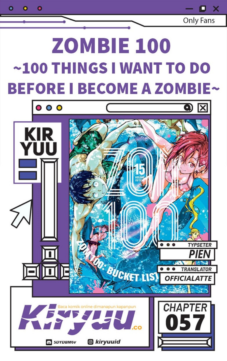 Zombie 100 ~Zombie ni Naru Made ni Shitai 100 no Koto~ Chapter 57 - halaman 1