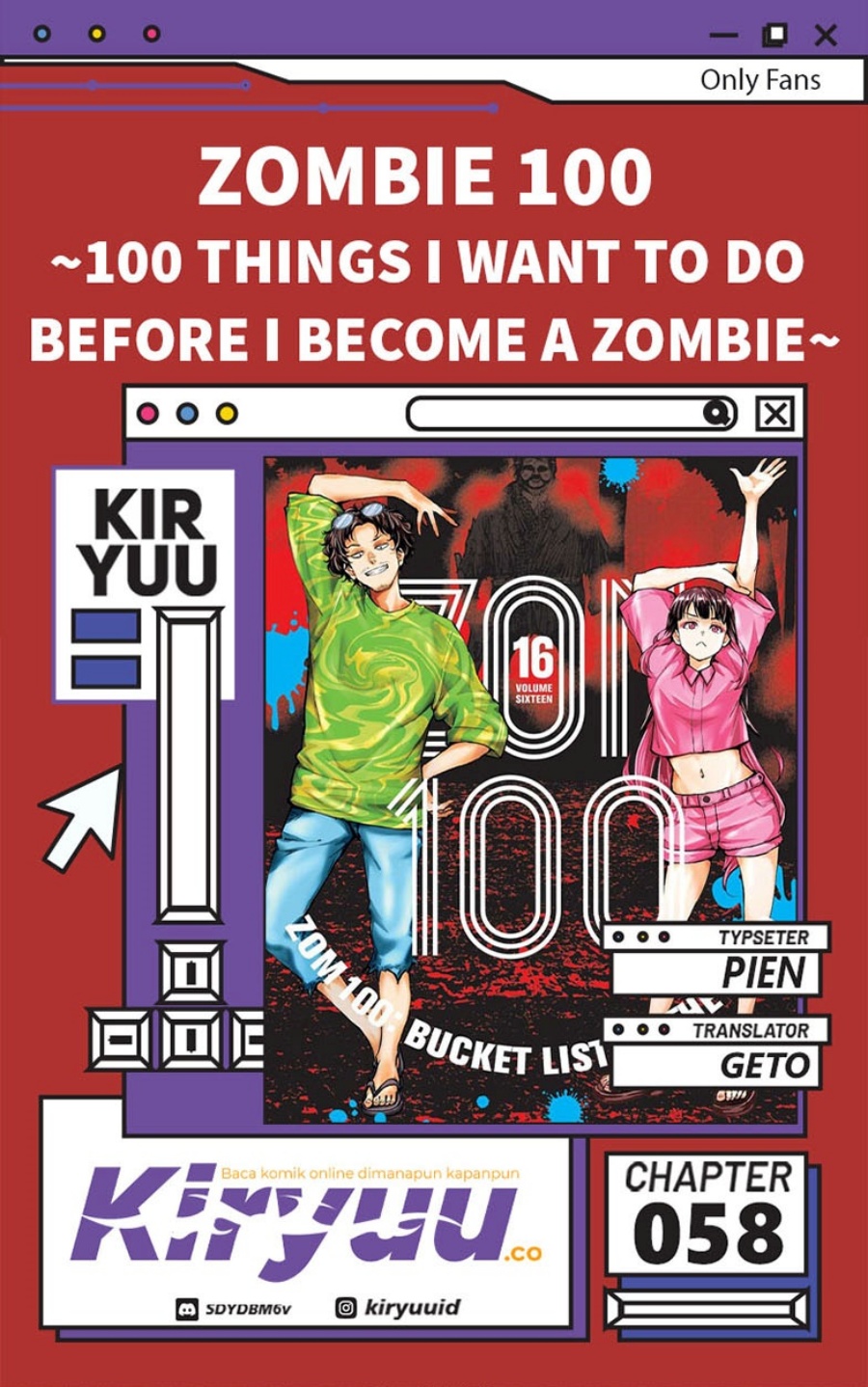 Zombie 100 ~Zombie ni Naru Made ni Shitai 100 no Koto~ Chapter 58 - halaman 1