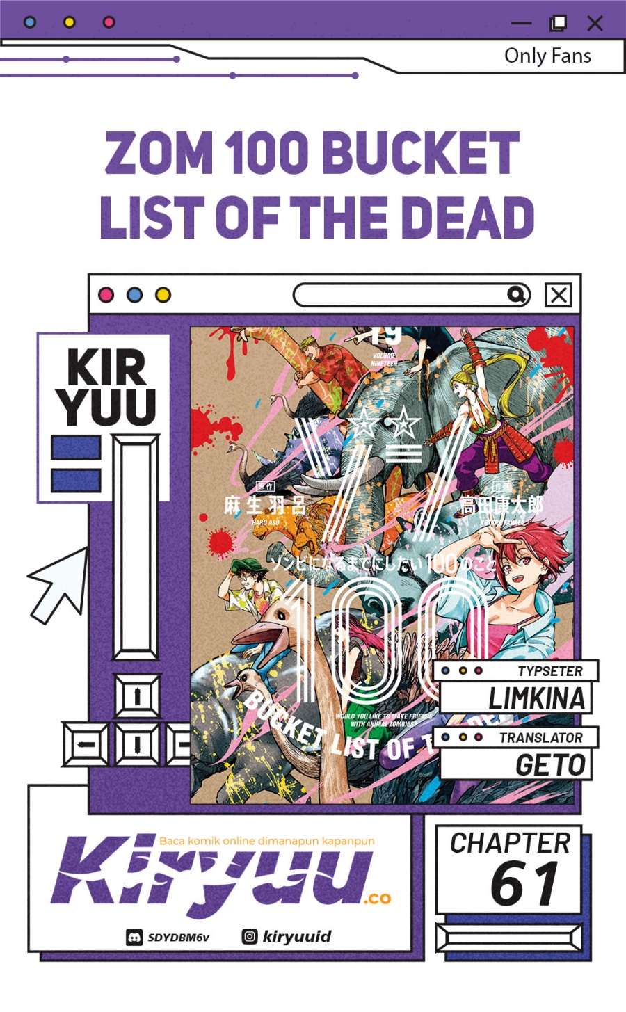 Zombie 100 ~Zombie ni Naru Made ni Shitai 100 no Koto~ Chapter 61 - halaman 1