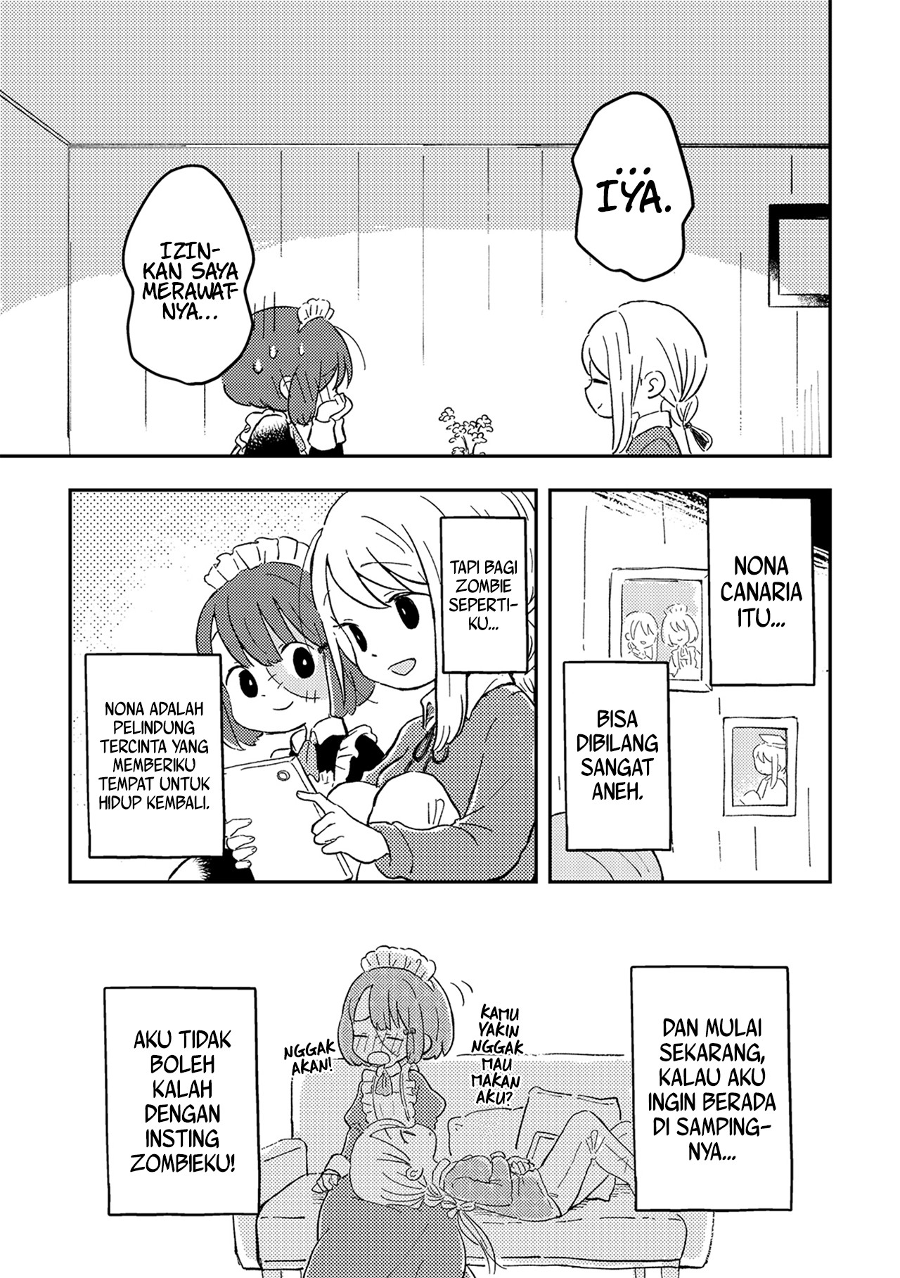 Zombie Maid to Goshujinsama Chapter 0 - halaman 12