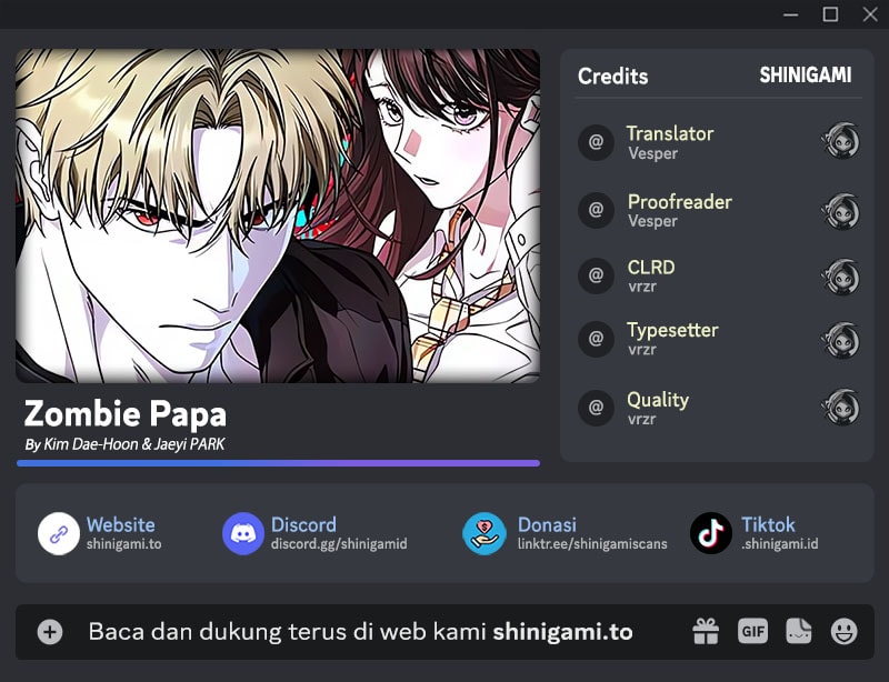 Zombie Papa Chapter 11 - halaman 1