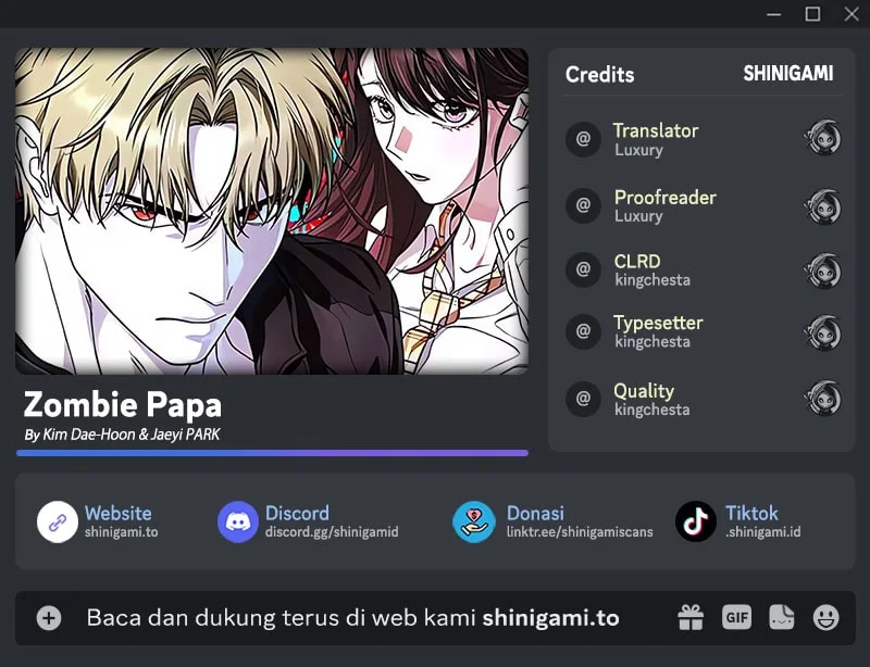 Zombie Papa Chapter 27 - halaman 1