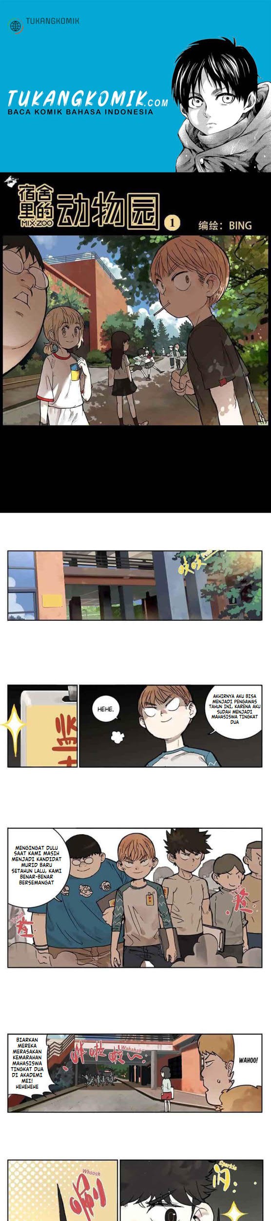 Zoo in the Dorm Chapter 1 - halaman 1