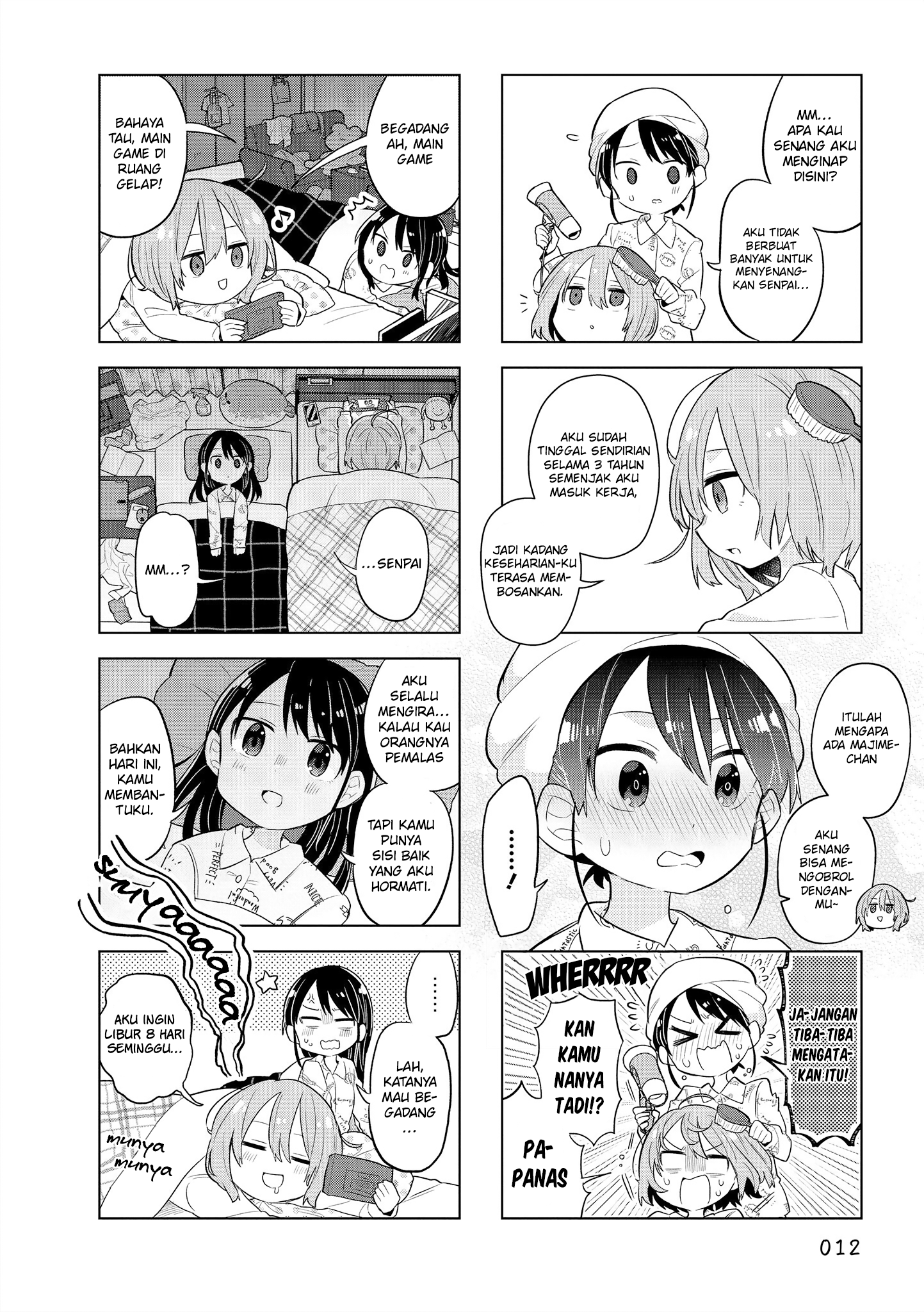 Zubora Senpai to Majime-chan Chapter 1 - halaman 12